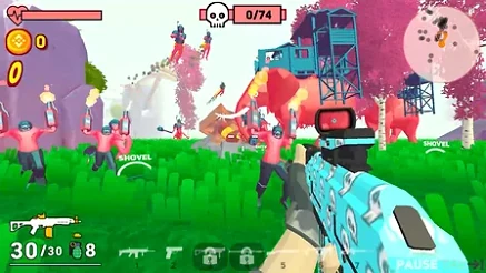 Funny Shooter 2 Gameplay - Game screenshot