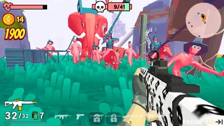 Funny Shooter 2 Level - Game screenshot