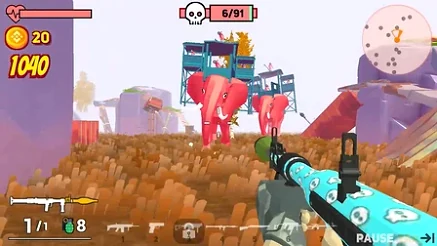 Funny Shooter 2 Multiplayer - Game screenshot